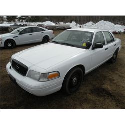 2011 Ford Crown Vic -County Owned SN#-2FABP7BV1BX147007