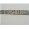 Image 2 : TWO STAINLESS STEEL BRACELETS - TWO TONED, NEW