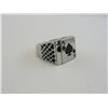 Image 2 : MEN'S BLACK JACK CARD RING