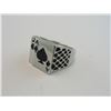 Image 3 : MEN'S BLACK JACK CARD RING
