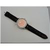 Image 2 : NEW MANS DIAMOND WATCH, HEART FACE IS SET WITH 6 ROUND DIAMONDS