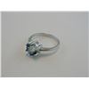 Image 2 : OCEAN BLUE MYSTIC TOPAZ RING - MULTI CLAW SETTING, STERLING SILVER