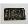 Image 2 : VINTAGE 4" BY 2" HAND CARVED JADE INK PAD