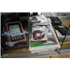 Image 2 : SHELF OF CASES, CHARGERS AND MORE