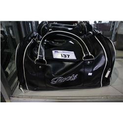 ROOTS DUFFEL BAG, BLACK