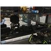 Image 1 : SHELF LOT OF ASSORTED ELECTRONICS, TOOLS & MORE