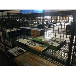 SHELF LOT OF ASSORTED TV WALL MOUNTS