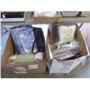 Image 1 : 2 BOXES OF MEMORY FOAM PILLOW/OIL PAINTING/BOX SETS/ASSORTED LINEN/CAST IRON FRYING PAN/PILLOWS/ETC