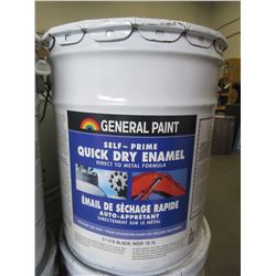 5 GALLON PALE OF GENERAL PAINTS QUICK DRY ENAMEL SELF PRIMER
