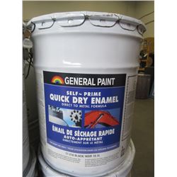 5 GALLON PALE OF GENERAL PAINTS QUICK DRY ENAMEL SELF PRIMER