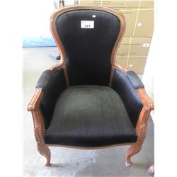 BLACK CLOTH CHAIR