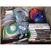 Image 1 : ASSORTED VIDEO GAMES/COMPUTER SOFTWARE/SPOOLS OF 3D PRINTER PLASTIC/MISC