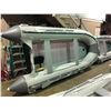 Image 2 : BAKERVIEW SD-420AL GREY / WHITE 8.36FT 8 PERSON COMPOSITE TRANSOM ALUMINUM PANEL FLOOR INFLATABLE