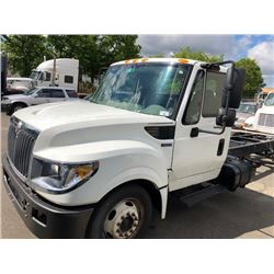 2013 INTERNATIONAL TERRA STAR MAXX FORCE, 2DR CHASSIS, WHITE, VIN # 1HTJSSKK3DH234670