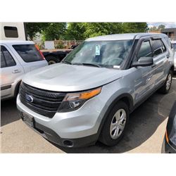 2013 FORD EXPLORER, 4DR SUV, GREY, VIN # 1FM5K8AR0DGA47971