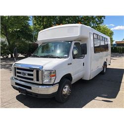 2010 FORD E-450, 21PASS BUS, WHITE, VIN # 1FDFE4FP3ADA08817