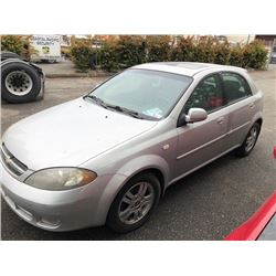 2006 CHEVROLET OPTRA, 4DR SEDAN, GREY, VIN # KL1JK69Z76K297291