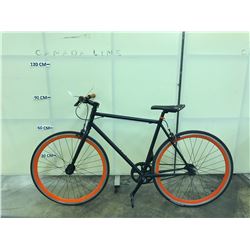 BLACK D'AMOUR SINGLE SPEED ROAD BIKE