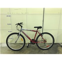 GREY AND RED ORYX VOLT 26 MOUNTAIN BIKE