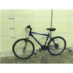 BLUE NAKAMURA TRAILBACK 21 SPEED FRONT SUSPENSION MOUNTAIN BIKE