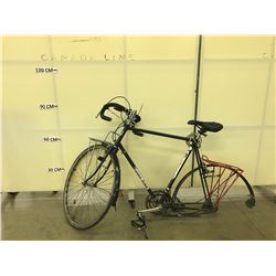 BLACK CAMBIO RINO ROAD BIKE MISSING REAR WHEEL