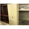 Image 1 : BEIGE 2 DOOR METAL STORAGE CABINET