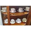 Image 1 : LOT OF 8 ENGLISH BONE CHINA TEACUPS/SAUCERS