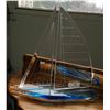 Image 1 : ACRYLIC SAILBOAT SCULPTURE