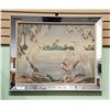 Image 1 : VINTAGE MIRROR FRAMED PRINT, SIGNED