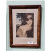 Image 1 : FRAMED PRINT TITLED "THE SEAMSTRESS"
