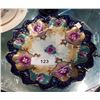 Image 1 : HAND PAINTED DECORATIVE PORCELAIN PLATE