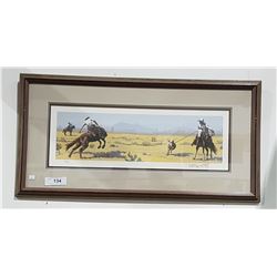 SIGNED LTD EDITION COWBOY PRINT