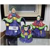 Image 1 : 3 PC ENGLISH FIGURAL TEA SET