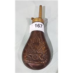 ANTIQUE GUN POWDER HORN