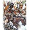 Image 2 : BRONZE STATUE TITLED "BEFORE THE SHADOW OF THE LONG KNIVES" BY T. SULLIVAN