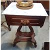 Image 1 : MARBLE TOP OCCASIONAL TABLE