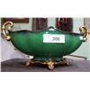Image 1 : CARLTON WARE VERT ROYALE DOUBLE HANDLED BOWL