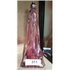 Image 1 : CRANBERRY ART GLASS LAMP BASE