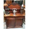 Image 1 : MAHOGANY SIDEBOARD W/GALLERY