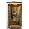 Image 2 : ORNATE GILT FRAMED ILLUMINATED OIL ON CANVAS SIGNED J. RODIER 1881