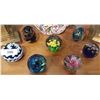 Image 1 : LOT OF 7 ART GLASS PAPERWEIGHTS