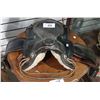 Image 1 : SMALL DECORATIVE LEATHER SADDLE