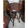 Image 1 : CARVED INLAID MAHOGANY OCCASIONAL TABLE