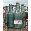 Image 1 : 3 ORIGINAL 1900'S STRAIGHT SIDE COCA COLA POP BOTTLES