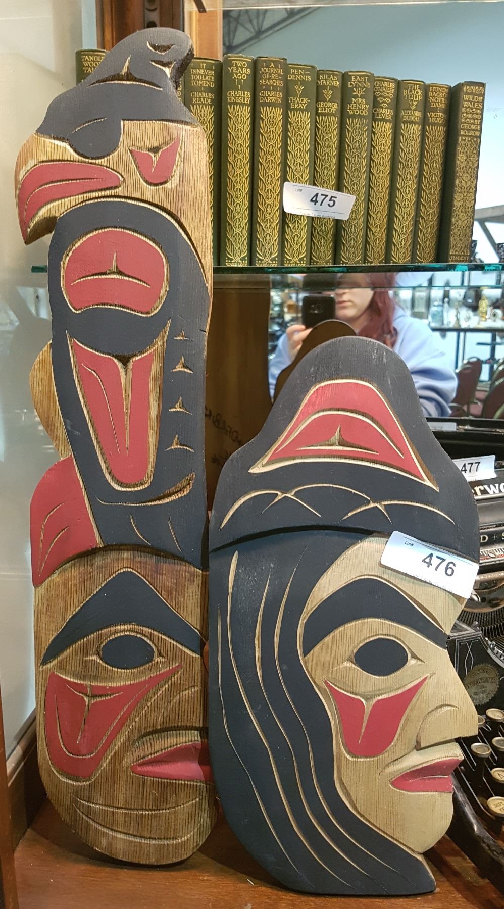 Native Plaque Sample 2 CARVED NATIVE PLAQUES SIGNED