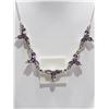 Image 1 : STERLING SILVER GENUINE AMETHYST (6CT) NECKLACE. RETAIL $600