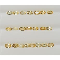 GENUINE OVAL CUT CITRINE (NOVEMBER BIRTHSTONE) RETAIL $300