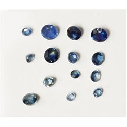 GENUINE BLUE SAPPHIRE (SEPTEMBER BIRTHSTONE) GEMSTONES (APP. 2.5CTS, 2MM TO 4MM)