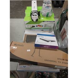 UNIVERSAL TV STAND/DVD-RW EXTERNAL ROM DRIVE/DVD PLAYER/HDTV ANTENNA/HDTV OUTDOOR ANTENNA/TOWEL