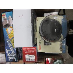 FLIP CLOCK/GARMENT STEAMER/CAR HEADREST MOUNT/BLACKJACK DEALER SHOE/BUILD YOUR OWN JET ENGINE